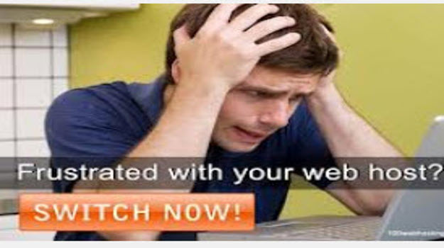 Frustrated with His Web Hosting
