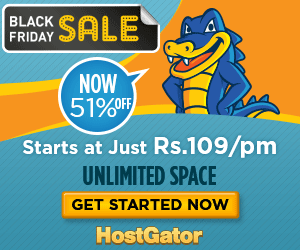 Hostgator India Black Friday Deals
