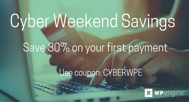 Black Friday and Cyber Monday Hosting Deals