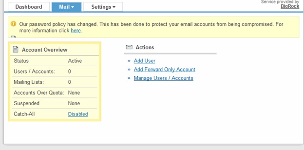 Creating a Mailing list on BigRock3