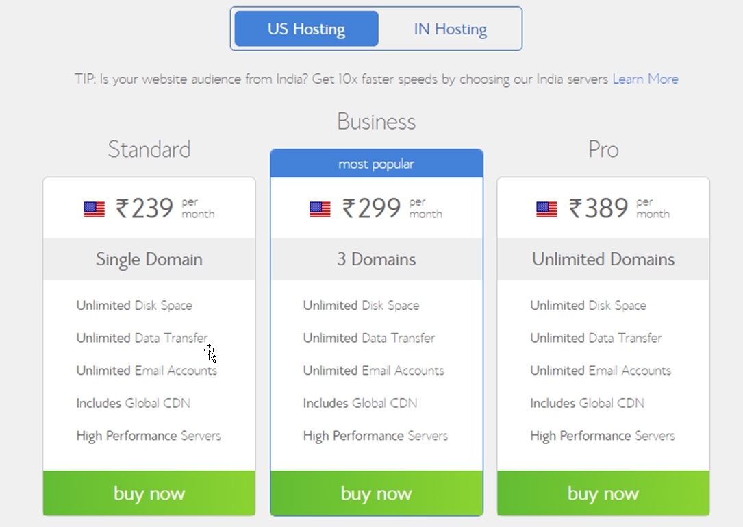 Bluehost Hosting Plans