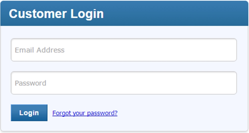 Customer Login