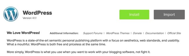 how to Install WordPress with MOJO Marketplace