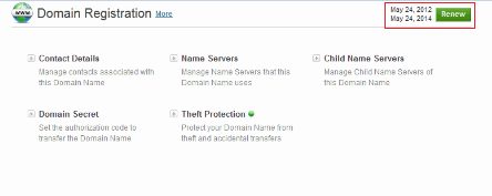 Renew or Delete Domain Names in BigRock 4