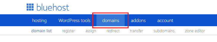 bluehost_domain