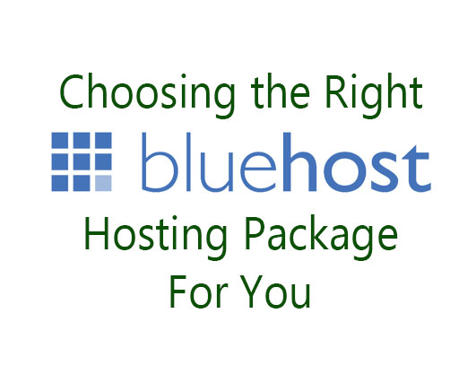 Choosing the Right Bluehost Hosting Package for you