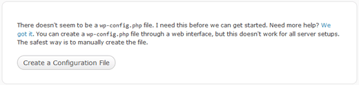 configuration file