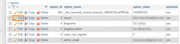 siteurl