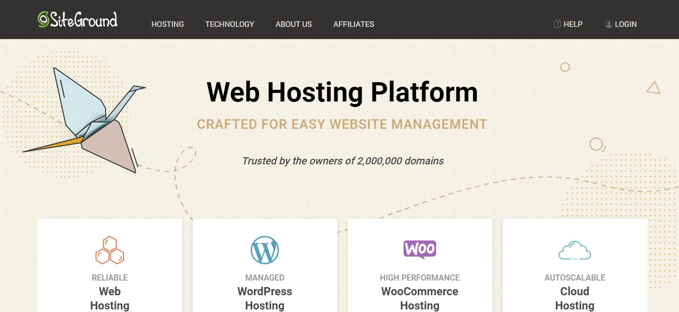 SiteGround Homepage