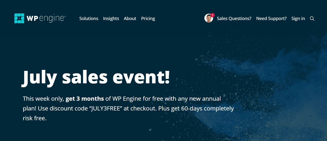 WPEngine Homepage
