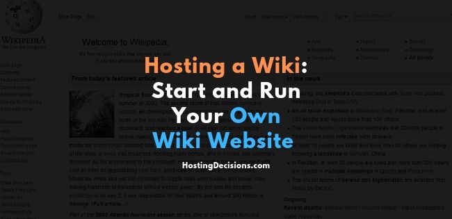Hosting a Wiki Start and Run Your Own Wiki Website