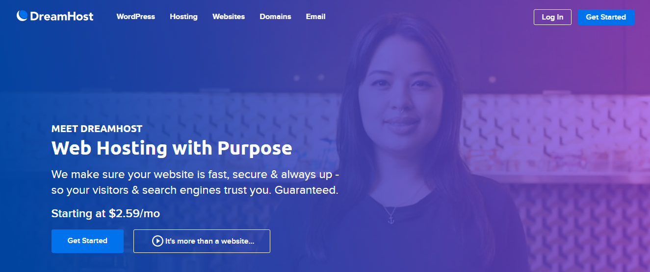 DreamHost Homepage