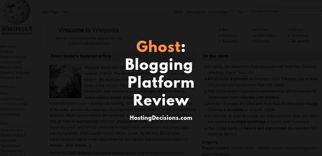 Ghost Blogging Platform Review