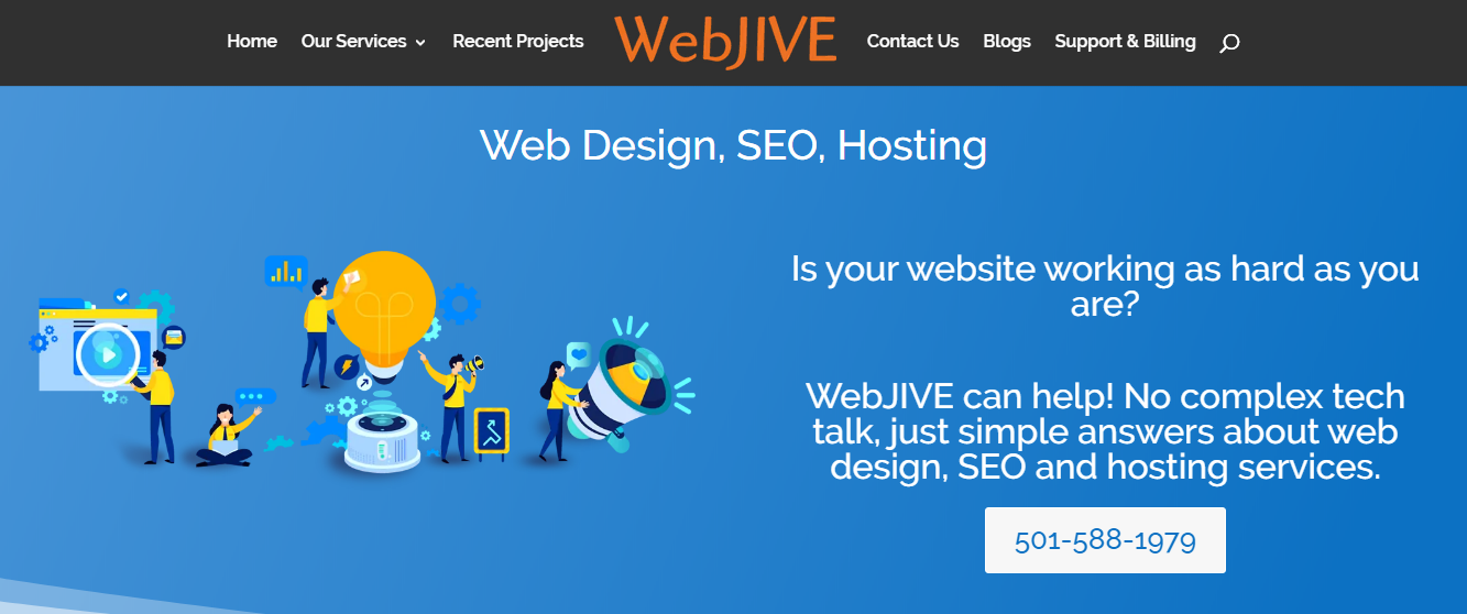 WebJIVE Homepage